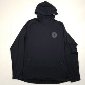 Barbell Apparel Hoodie Mens XXL Black Performance Pullover Athleisure Gym 2XL